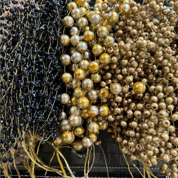 Christmas decor Handmade beaded twisted branches - stems for floral arrangements - Picture 4 of 5